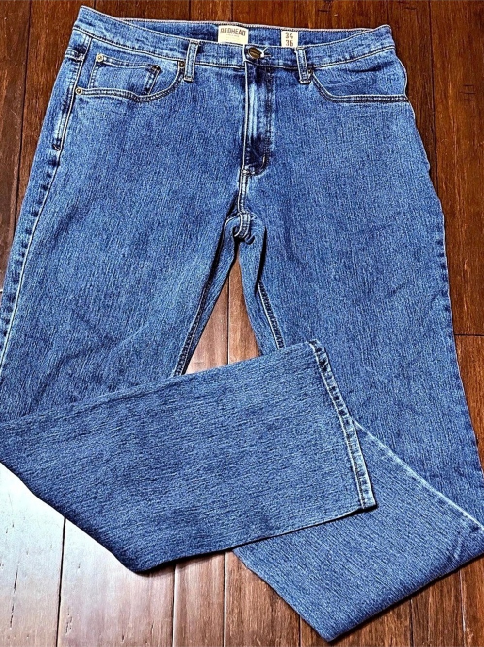 RedHead Straight Leg Jeans Blue Waist 34 Like New